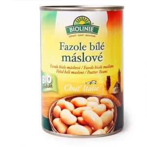 Fazole bílé máslové sterilované 400 g BIO BIOLINIE