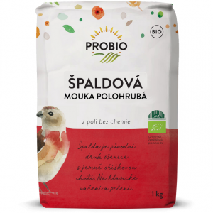 Mouka špaldová polohrubá 1 kg BIO PROBIO