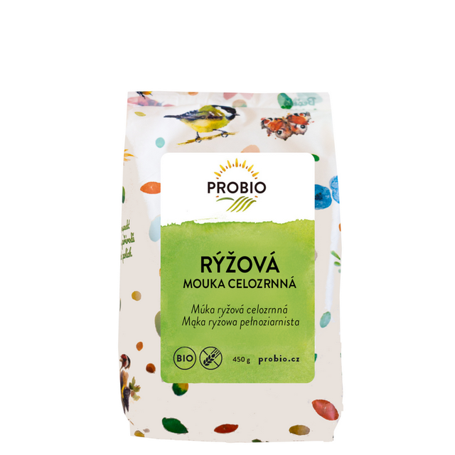 Mouka rýžová celozrnná 450 g BIO PROBIO