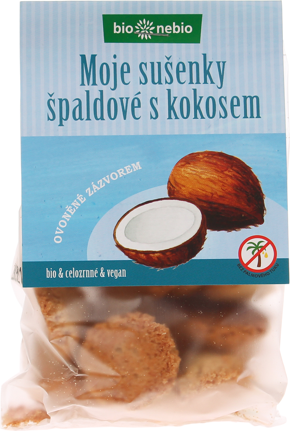 Bio MOJE SUŠENKY špaldové s kokosem bio*nebio 130 g