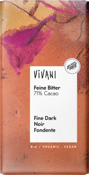 Bio hořká čokoláda  71% VIVANI 100 g