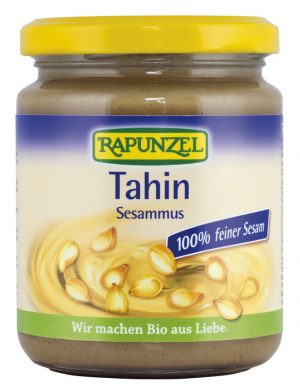 Bio tahini: 100% sezamová pasta RAPUNZEL 250 g