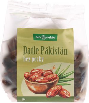 Bio sušené datle Pákistán vypeckované bio*nebio 200 g