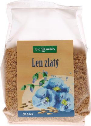 Bio lněné semínko zlaté bio*nebio 300 g